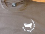 MG BAIGNOIRE - Marquage tee shirt chocolat